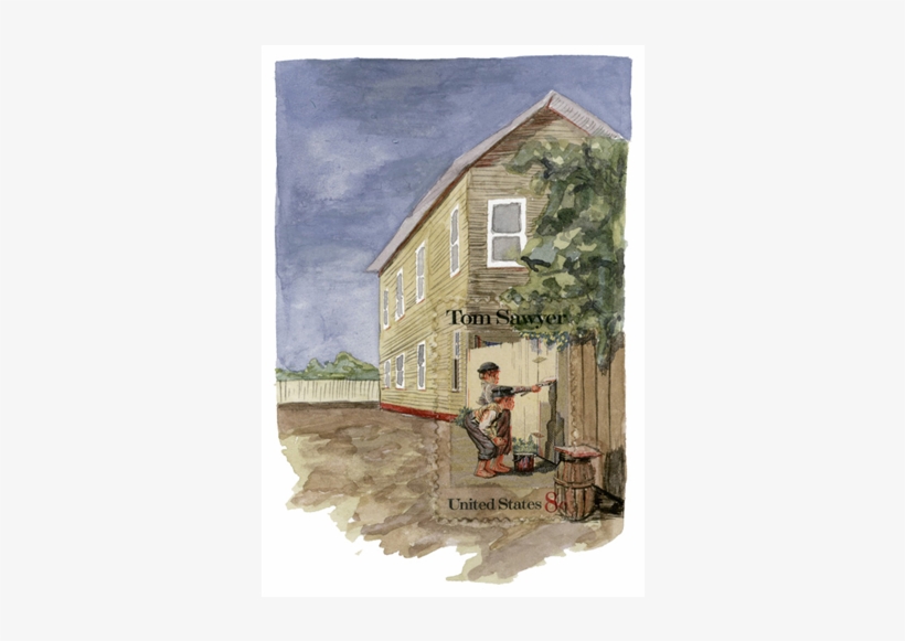 Rausch Huck Finn Web - Tom Sawyer Whitewashing, transparent png download