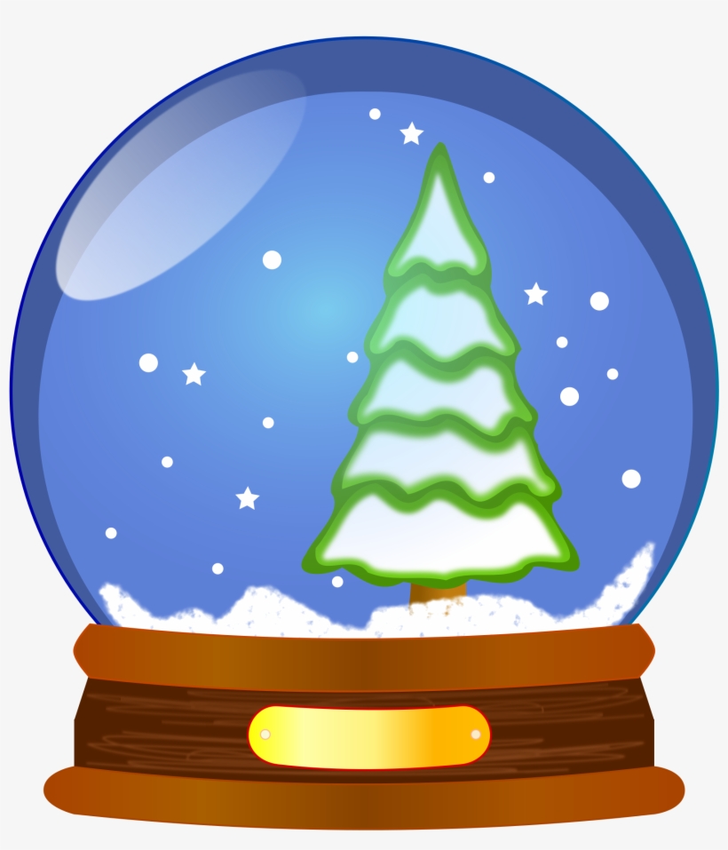 Png File Snow - Snow Globe Clipart, transparent png download