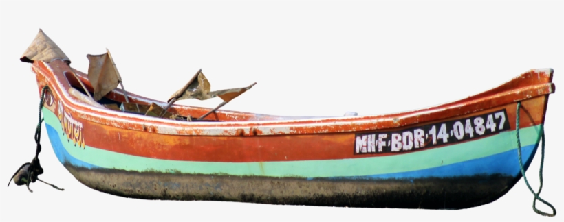 Boatbeachedonland2 - Fishing Boat Png Hd, transparent png download