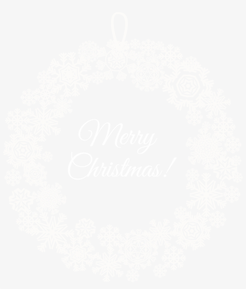 White Christmas Wreath Png, transparent png download