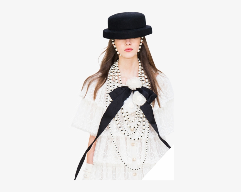 It's Time To Make High Fashion That Women Actually - Clothing Line Chanel Black And White, transparent png download