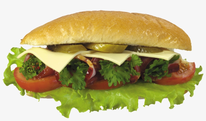 Hamburger, Burger Png Image - Vegetable Hamburger Png, transparent png download