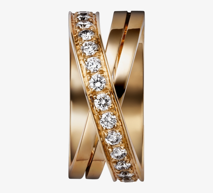 Gold Ring With Diamonds Png Clipart - Ring, transparent png download