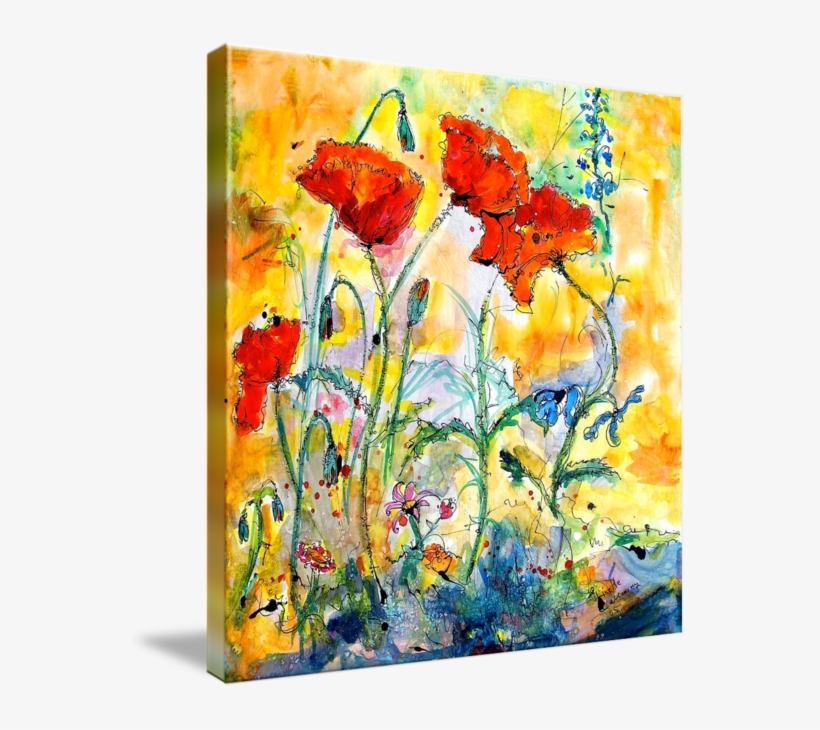 Deny Designs Ginette Fine Art Poppies Provence Shower, transparent png download