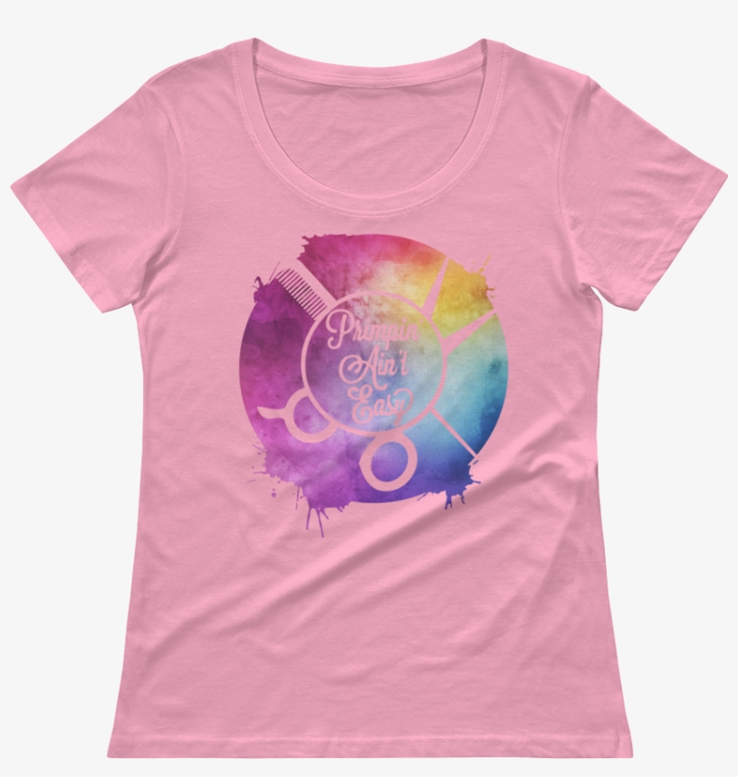 Primpin' Ain't Easy Watercolor Design T-shirt - Sunshineandspoons I Can Eat While I Sleep Feeding Tube, transparent png download