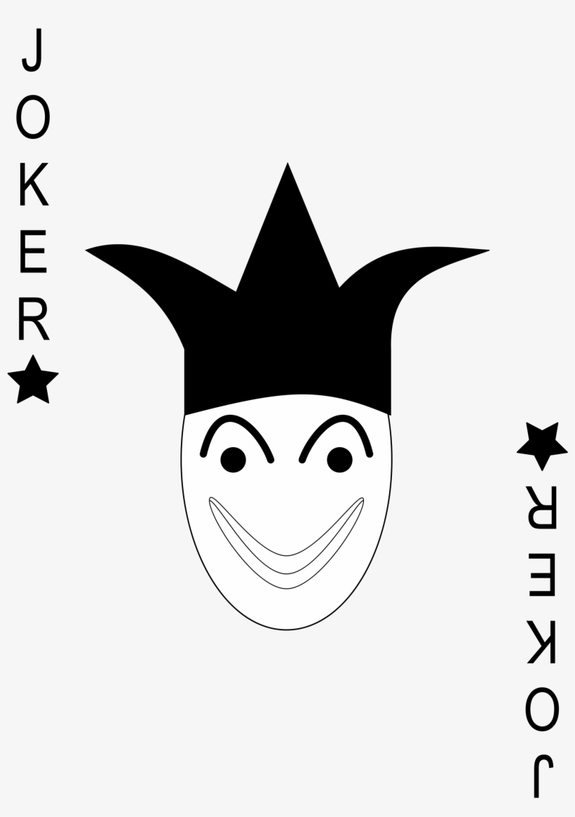 File Cards Black Wikimedia Commons Open - Playing Cards Joker, transparent png download