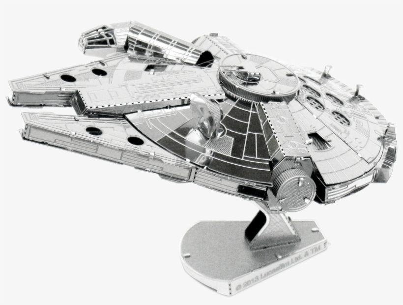 Metal Earth Star War Millennium Falcon - Metal Earth Millennium Falcon, transparent png download