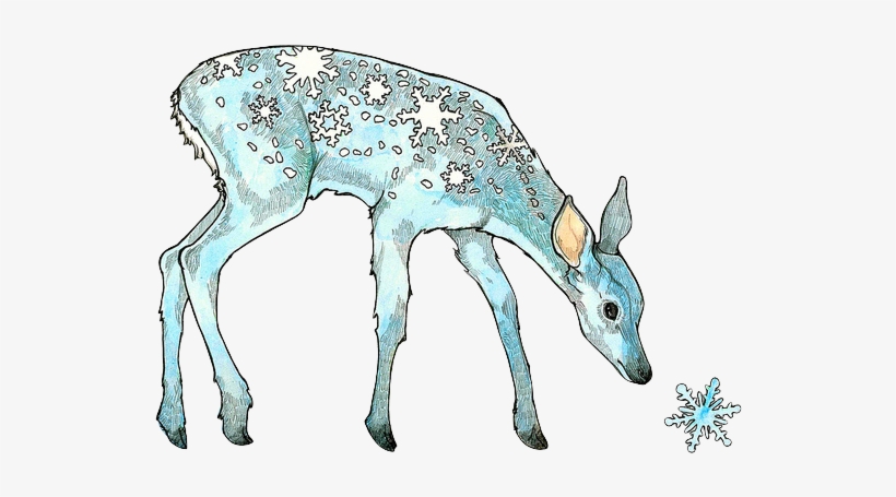 Snow Deer - Product, transparent png download