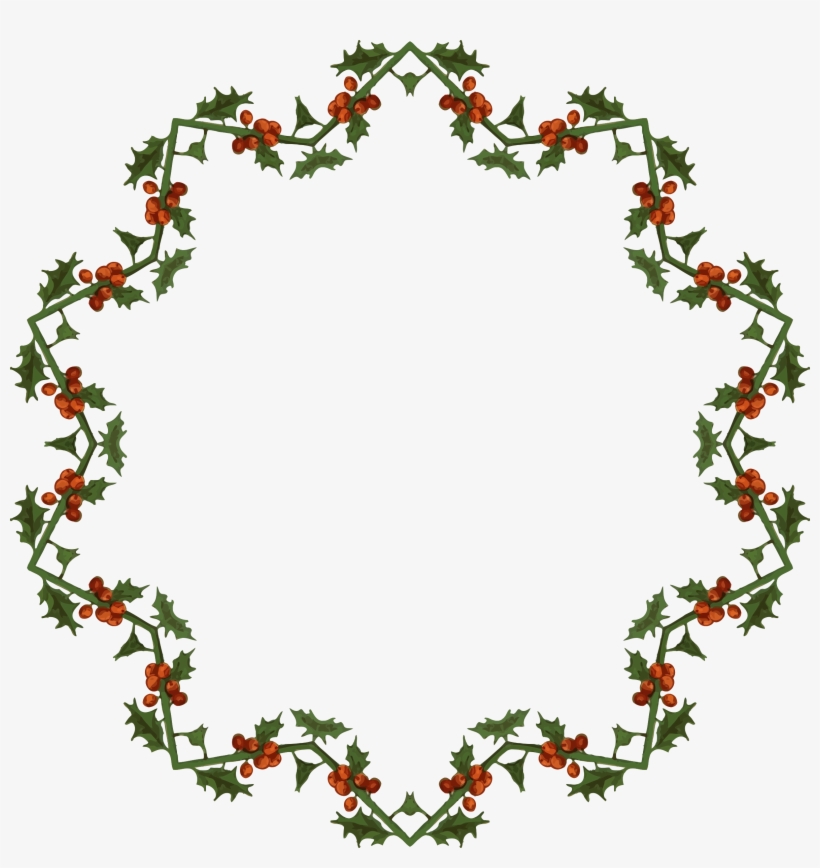 This Free Icons Png Design Of Holly Frame 5, transparent png download