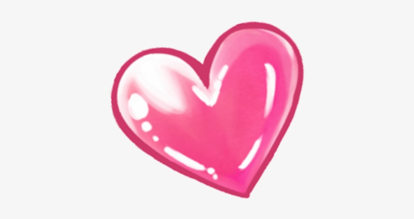 Pink Heart Love Watercolor Handpainted - Watercolor Painting, transparent png download