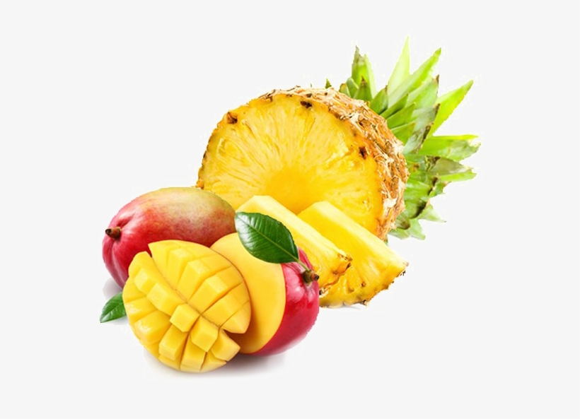 Sliced Pineapple Png Image - Pineapple And Mango Png, transparent png download