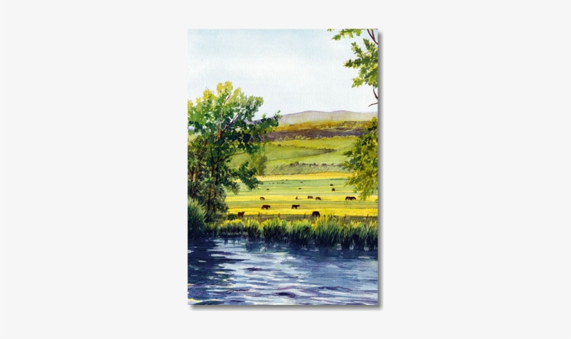 Original Traditional Watercolors By Gregory Effinger - Watercolor Painting, transparent png download