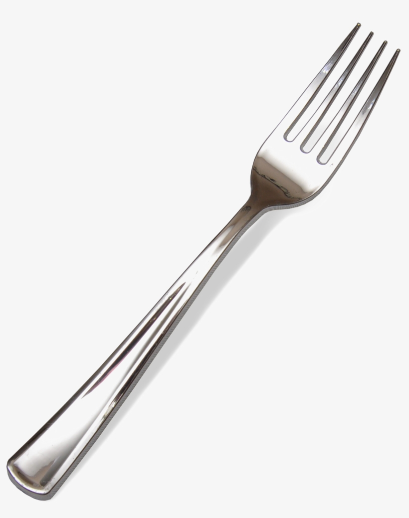 Silver Fork Png High-quality Image - Silver Plastic Forks, transparent png download
