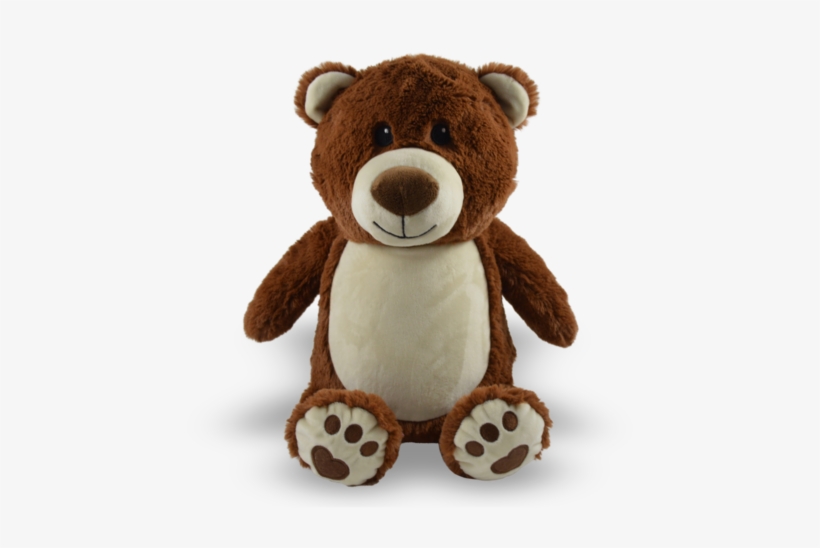 Bear- Brown - Stuffed Toy, transparent png download