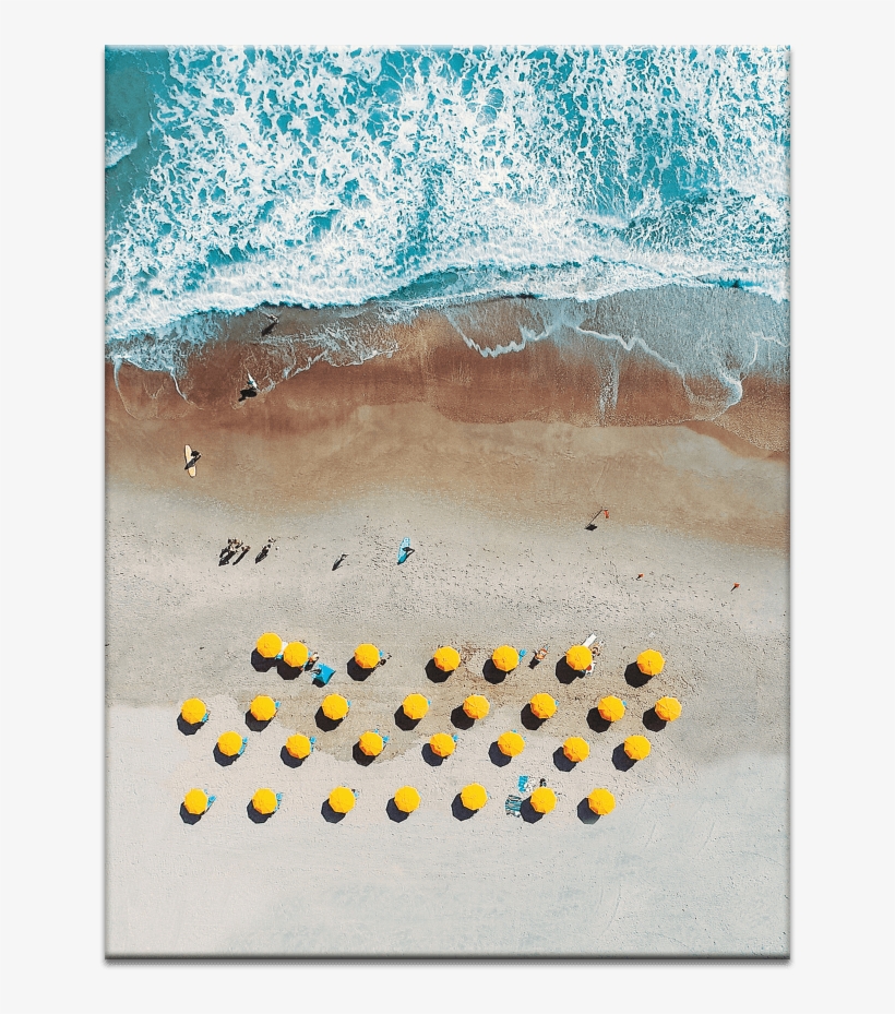 Yellow Umbrellas - Love From Above Framed Wall Art Size: 100 X 75cm, transparent png download
