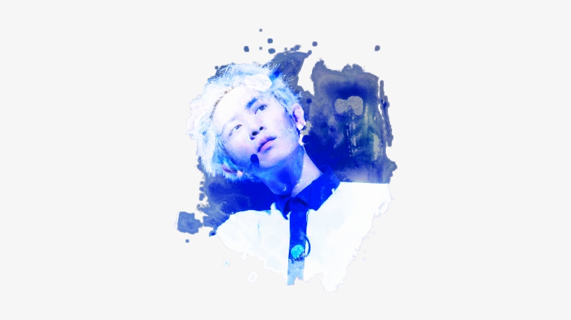 Transparent Suga Watercolour - Exo, transparent png download