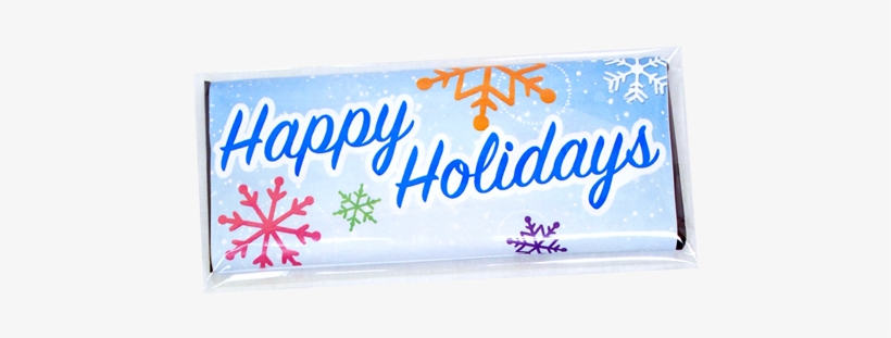 Happy Holidays Candy Bar Wrappers - 'happy Block Signs By Adams & Co. - 'happy Holidays', transparent png download