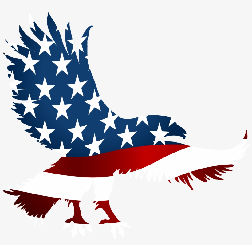 American Flag Transparent Png Clip Art Image, transparent png download