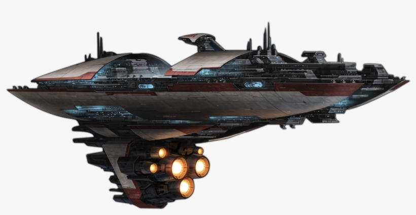 Titanic Class Star Cruiser Colony Ship - Swtor Republic Capital Ship, transparent png download