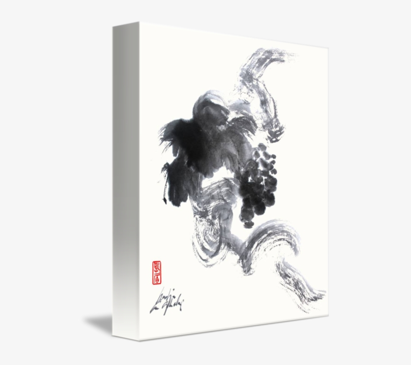Collection Of Free Brush Zen Download On - Grapevine Sumi Painting In Zen Style, transparent png download