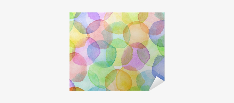 Green Watercolor Circles Oversized Gallery Wrapped, transparent png download