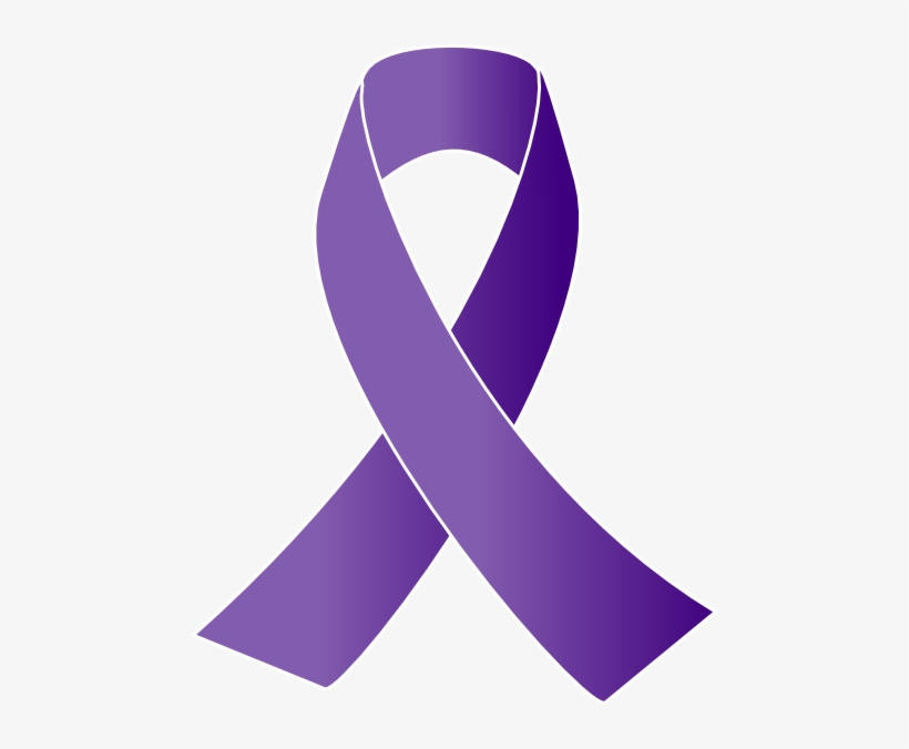 Purple Cancer Ribbon - Dia Mundial De La Epilepsia, transparent png download