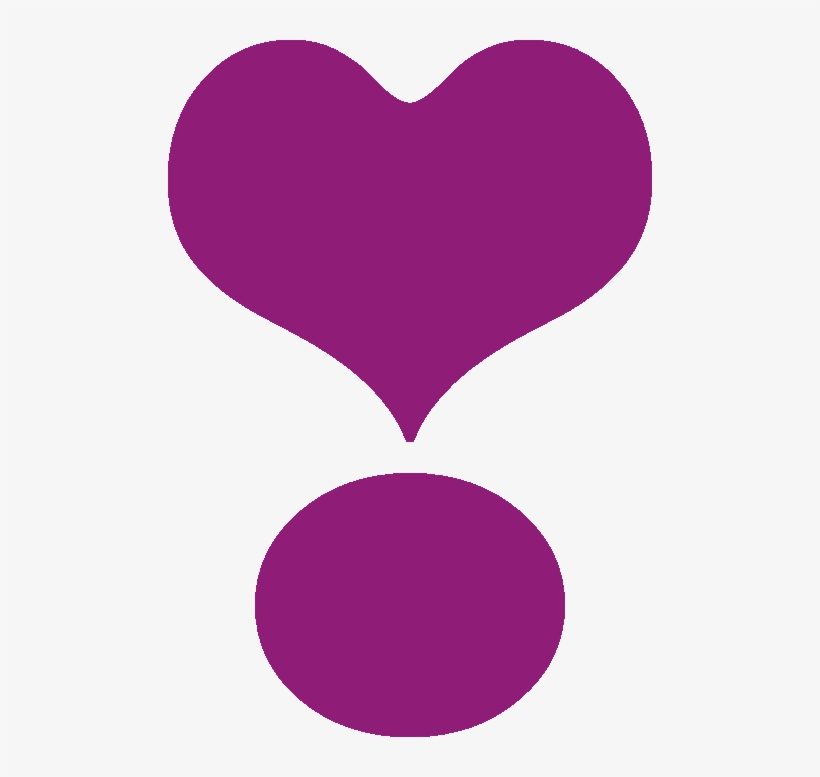 A Book Review - Purple Heart Exclamation Point, transparent png download