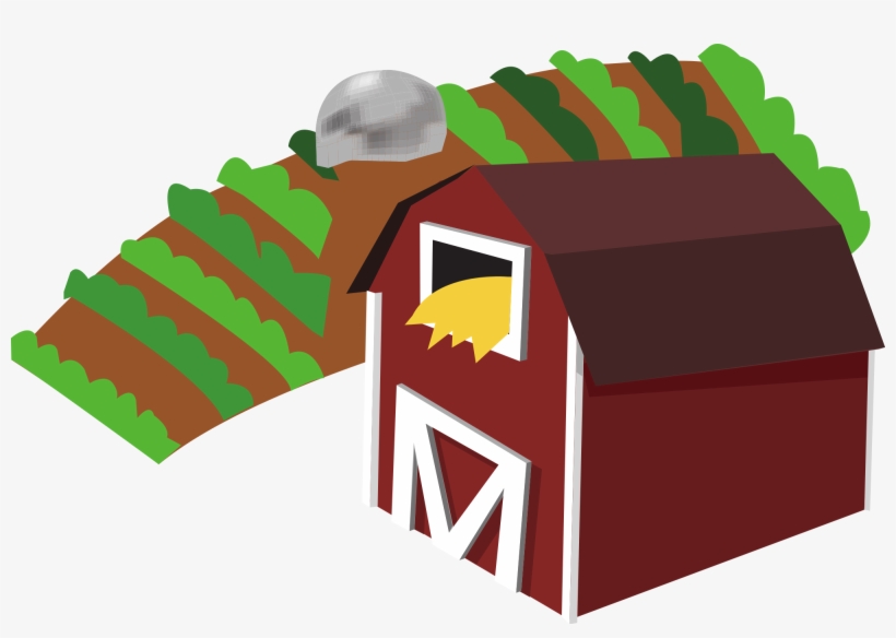 Fence Clipart Barnyard - Farm Clipart Png, transparent png download