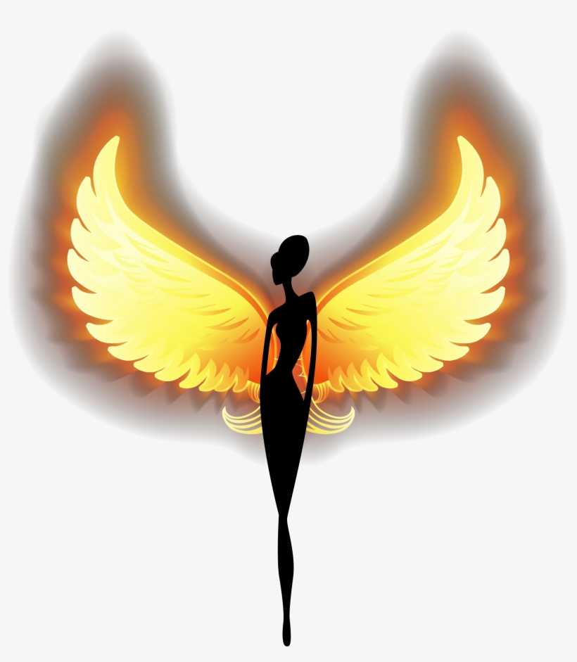 Angel Tattoos Png Transparent Free Images - Clip Art, transparent png download