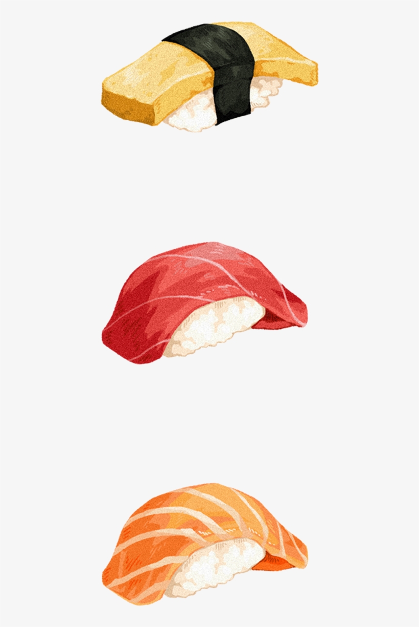 Showcase And Discover Creative Work On The World's - Sushi Watercolor, transparent png download