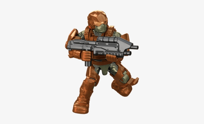 Halo Micro Action Figures Delta Series Unsc Marine - Mega Construx Halo Marines, transparent png download