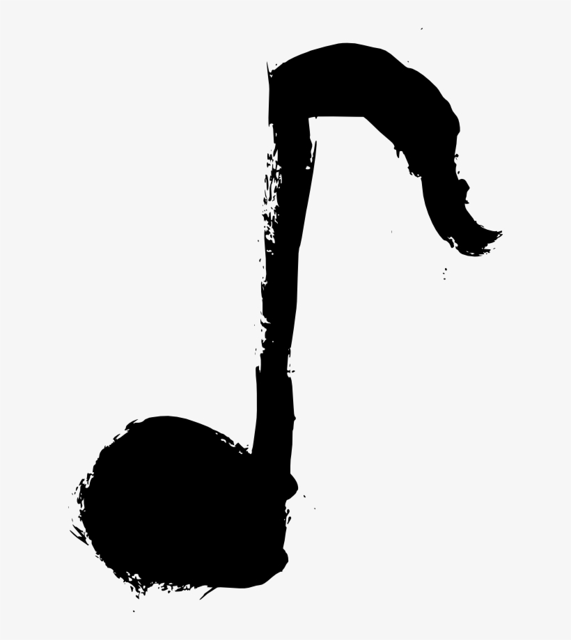 Free Download - Grunge Musical Symbols Transparent Bg, transparent png download