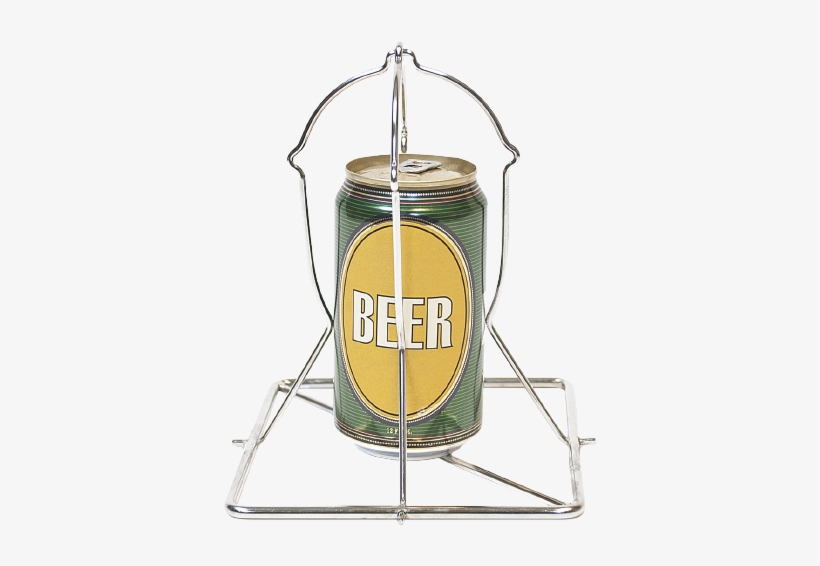 Beer Can Chicken Roaster - Big Green Egg Folding Beer Can Vertical Chicken Rack, transparent png download