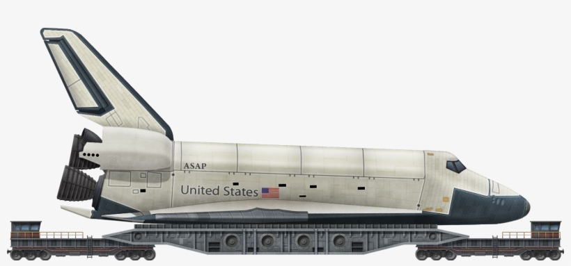 Space Shuttle Carrier - Space Shuttle Png, transparent png download