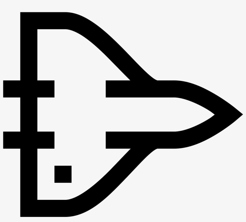 Space Shuttle Icon - Icon, transparent png download