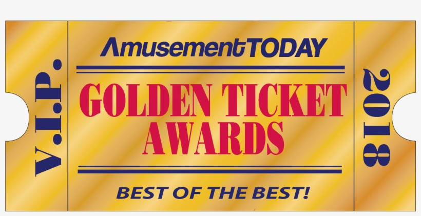 Amusement Today Invites Industry Professionals To Be - Golden Ticket Awards 2017, transparent png download