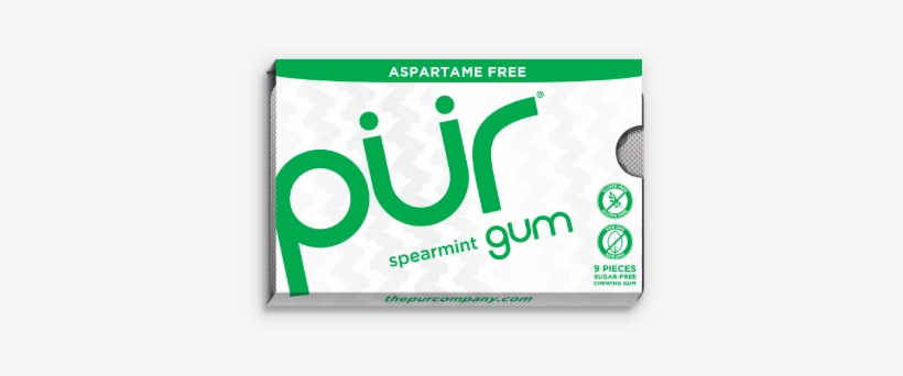 Single Gum Pack - Pur Sugar-free Gum Chocolate Mint, transparent png download