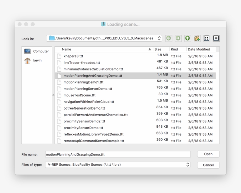 1007px Vrep Demo Open - Portable Network Graphics, transparent png download