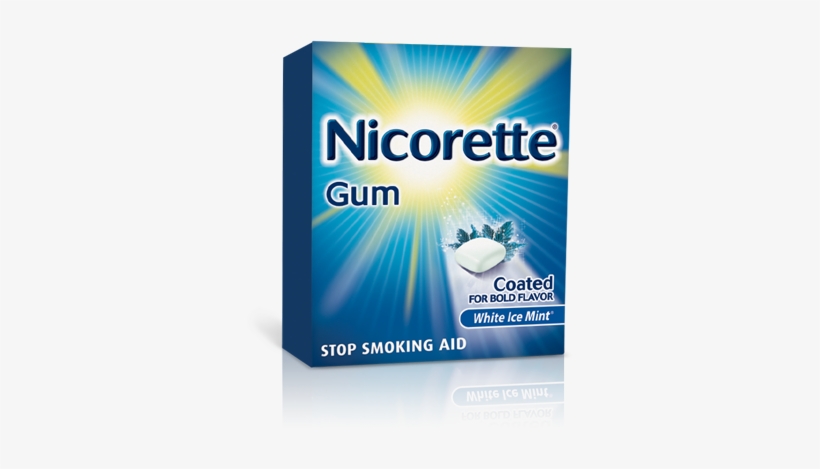 Nicorette Gum Coupon Pay Only $19 - Nicorette Otc Stop Smoking Nicotine Gum, 4mg-white, transparent png download
