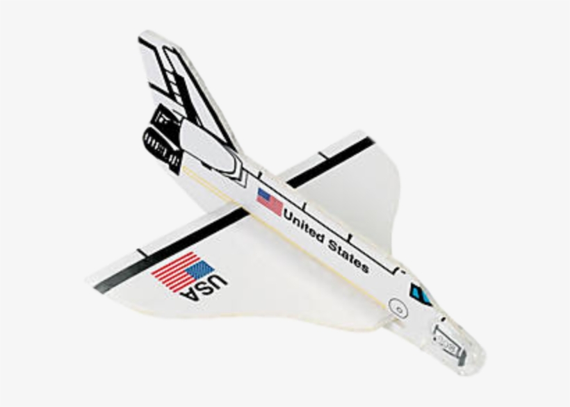 Space Shuttle Flyer Clipped - Fx 2 Dozen (24) Us Space Shuttle Foam Gliders - Party, transparent png download