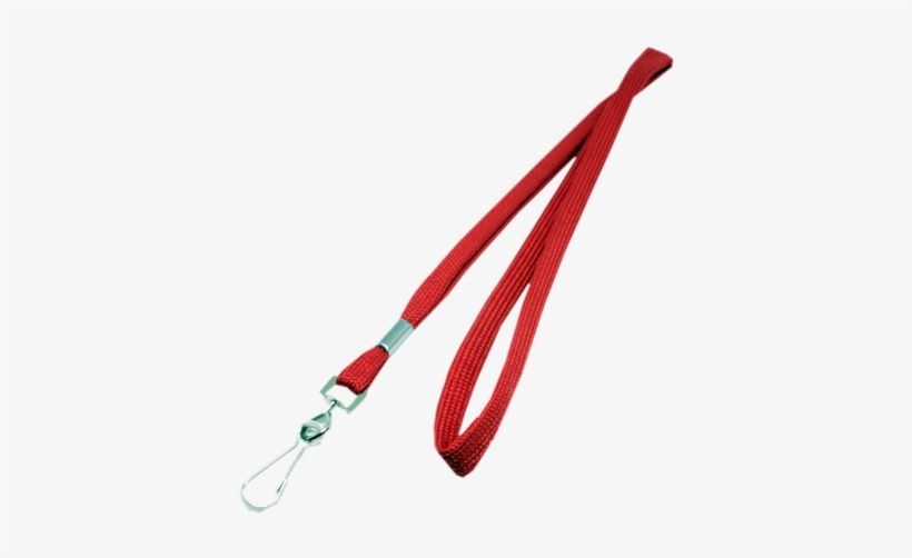 Flat Lanyard Dark Red - Dgm-laminating, transparent png download