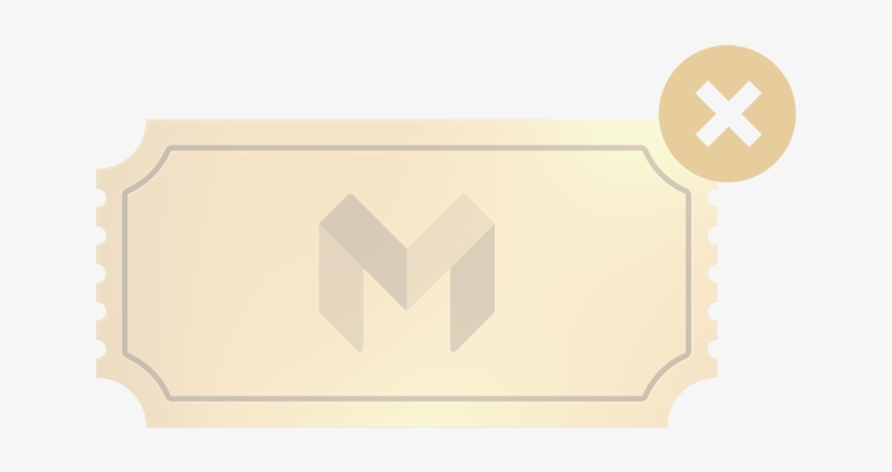 Golden Ticket Claimed - Ticket, transparent png download