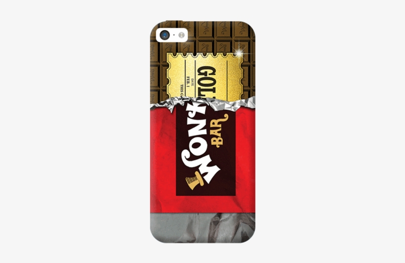 Golden Ticket Iphone 5c Case - Wonka Bar, transparent png download