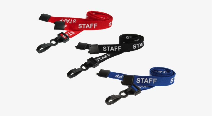 Digital Id Blue Staff Lanyards With Safety Breakaway, transparent png download