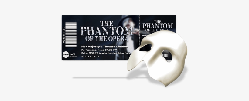 Omni Slots Netent The Phantom Of The Opera - Phantom Of The Opera Tour 2016.pngcanvas Cotton Tote, transparent png download