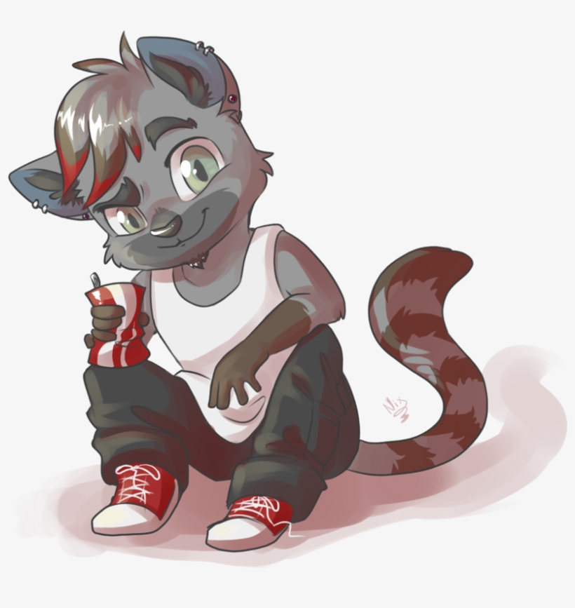 Furry Cat Cliparts - Cat Furry Chibi, transparent png download