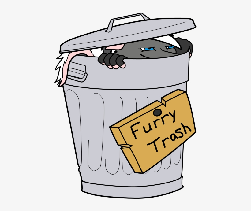 Furry Trash - Cartoon, transparent png download
