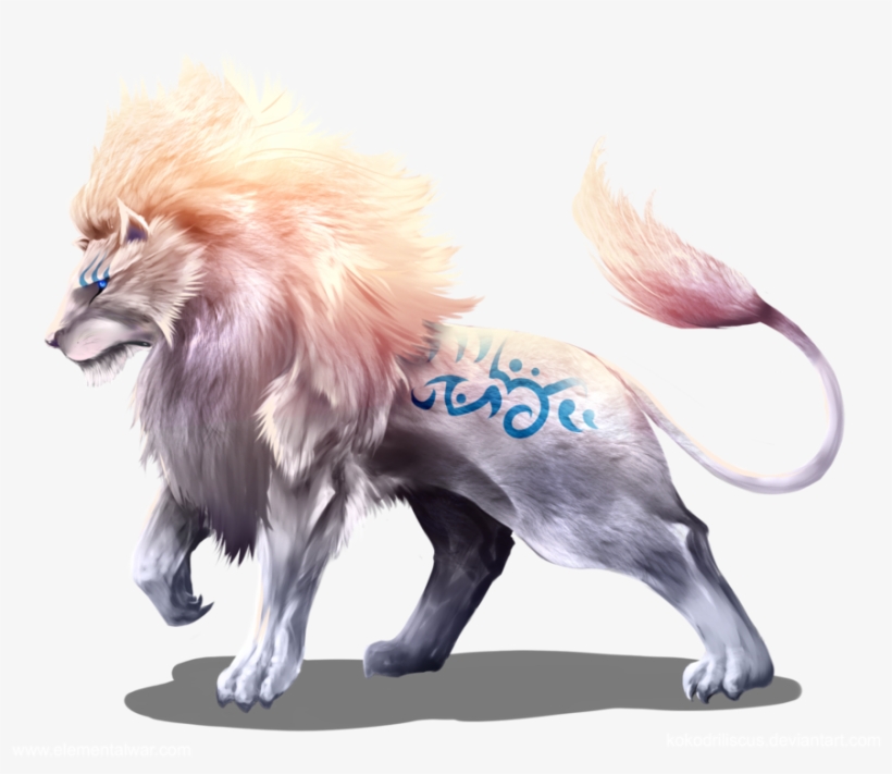 Elemental Lion Transparent PNG 1015x787 Free Download on NicePNG