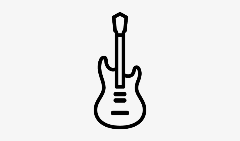Electric Guitar Vector - Musical Instruments Vector Png, transparent png download