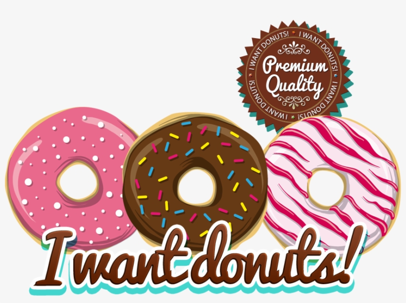 Dunkin Donuts Clipart Sprinkled Donut - Want A Donut, transparent png download